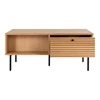 Salontafel Kyoto eik fineer 2 laden 2102050 recht vooraanzicht open