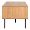 Salontafel Kyoto eik fineer 2 laden 2102050 zijkant