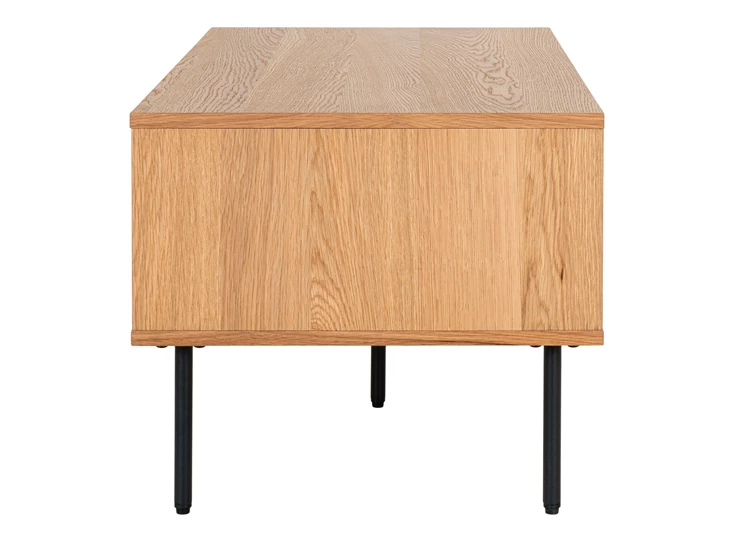 Salontafel Kyoto eik fineer 2 laden 2102050 zijkant