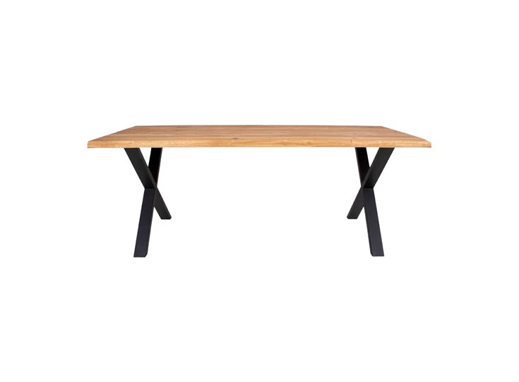 Eettafel Toulon in eik 95x200cm 2201470 recht aanzicht