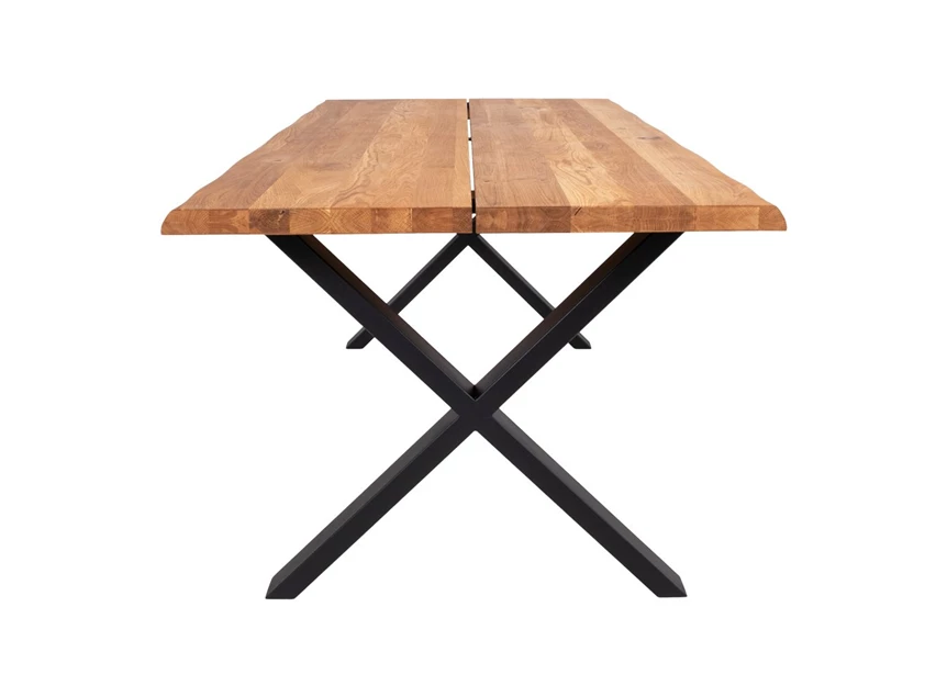 Eettafel Toulon in eik 95x200cm 2201470 zijaanzicht