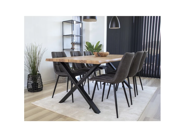 Eettafel Toulon in eik 95x200cm 2201470 sfeerbeeld