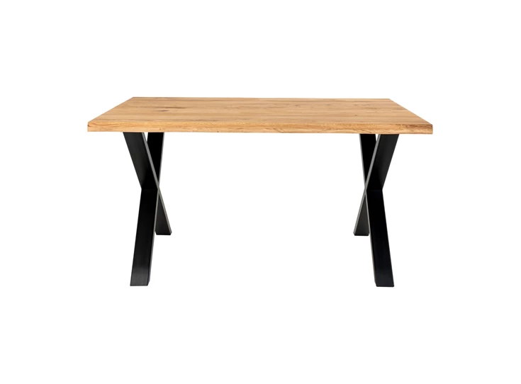 Eettafel Toulon in eik 95x140cm 2201500 recht aanzicht