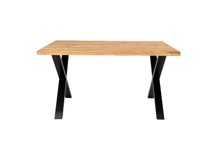 Eettafel Toulon in eik 95x140cm 2201500 recht aanzicht