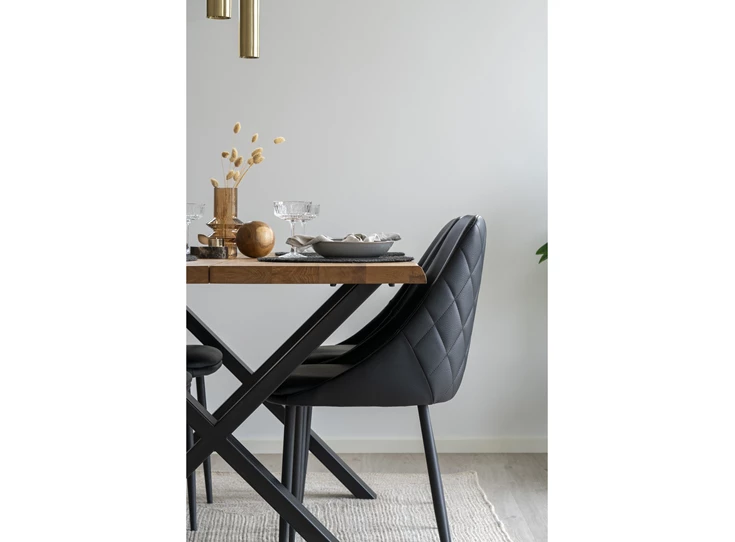 Eettafel Toulon 95x140cm 2201500 sfeerbeeld in eik