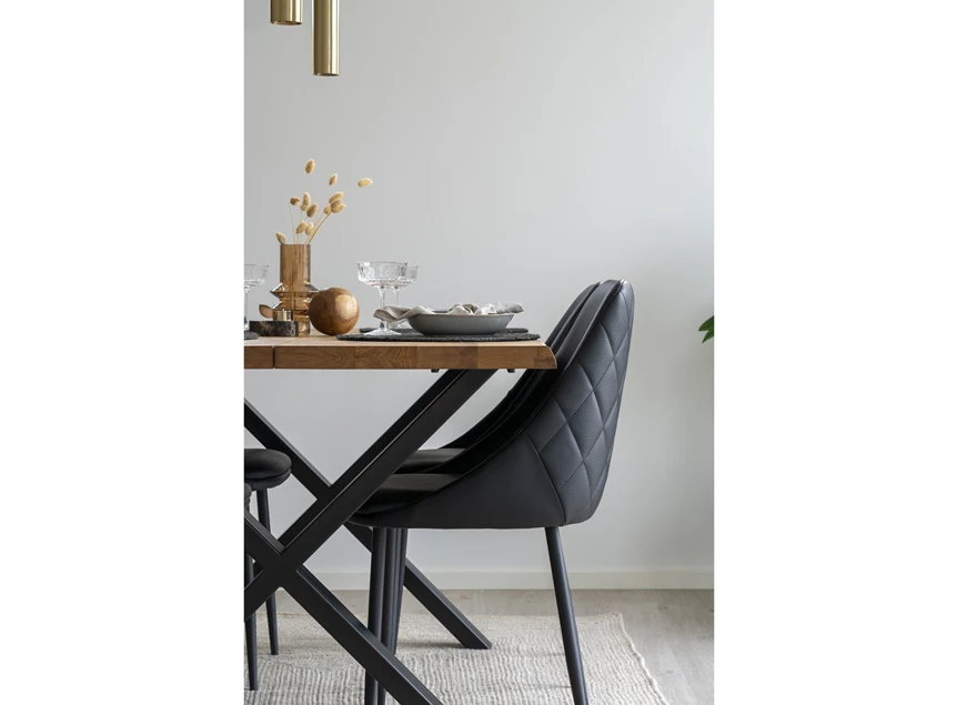 Eettafel Toulon 95x140cm 2201500 sfeerbeeld in eik