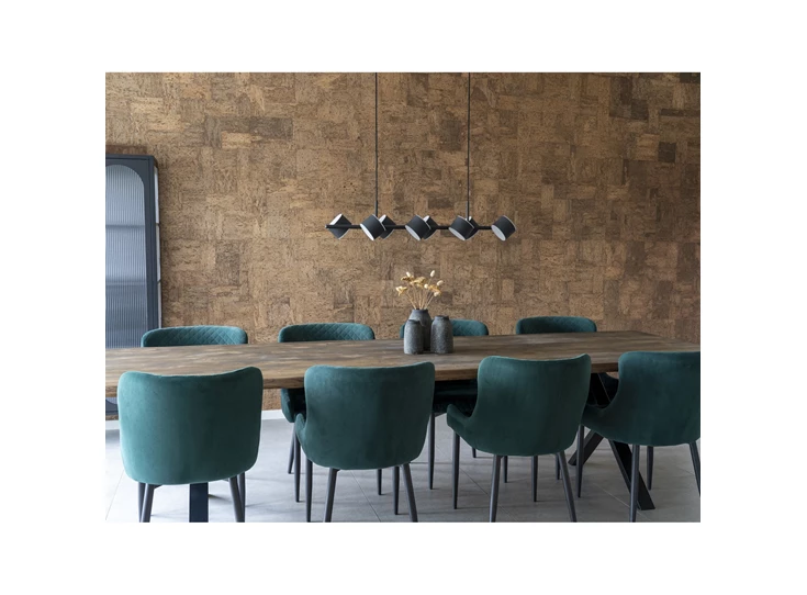 Eettafel Toulon in smoked eik 100x300cm 2201510 sfeerbeeld