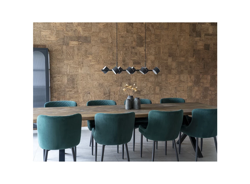 Eettafel Toulon in smoked eik 100x300cm 2201510 sfeerbeeld