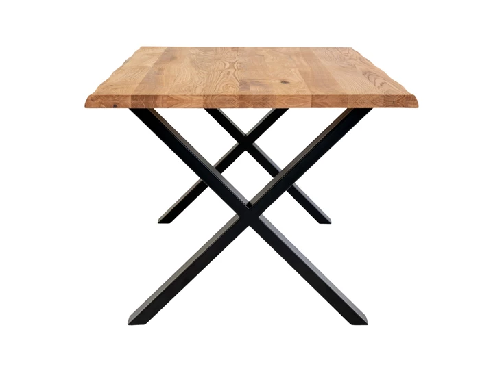 Eettafel Toulon in eik 100x300cm 2201520 zijaanzicht