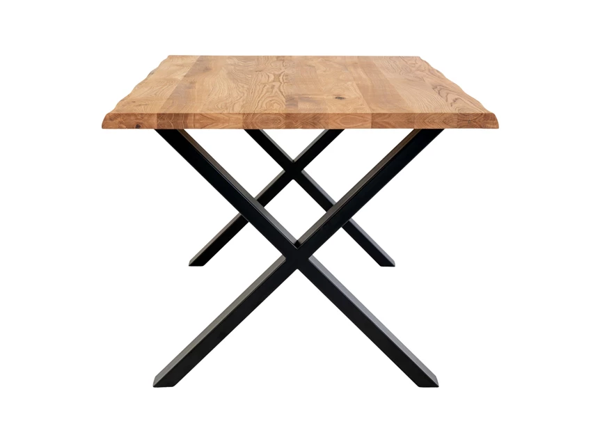 Eettafel Toulon in eik 100x300cm 2201520 zijaanzicht