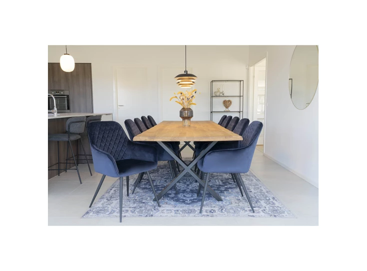 Eettafel Toulon in eik 100x300cm 2201520 sfeerbeeld