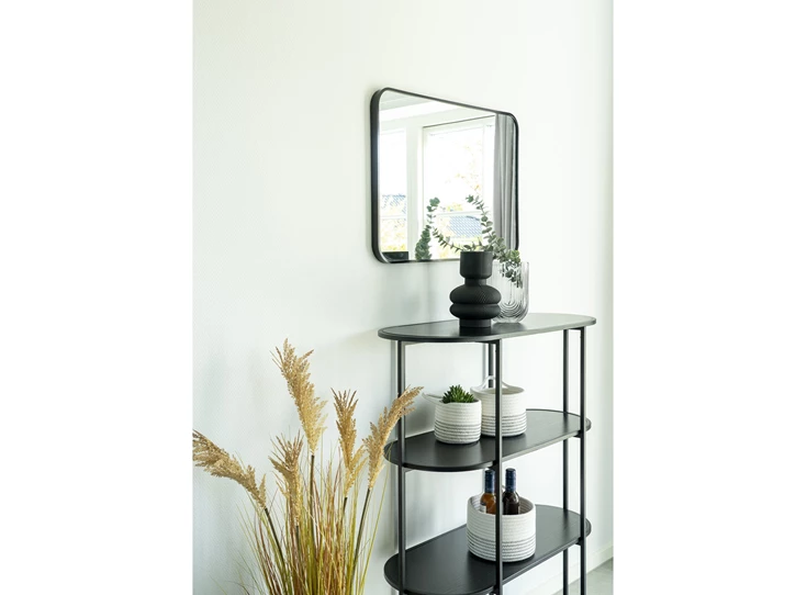 Wandrek Vita ovaal zwart metaal 3001150 sfeerbeeld