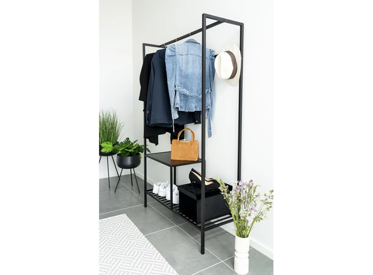 Kledingrek Vita zwart metaal 3604070 sfeerbeeld