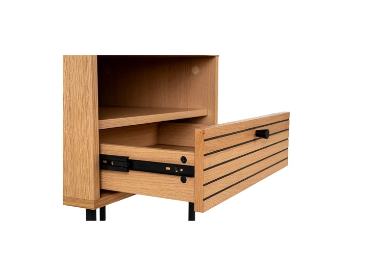 Nachttafel Kyoto eik fineer 1 lade 3701000 detail lade