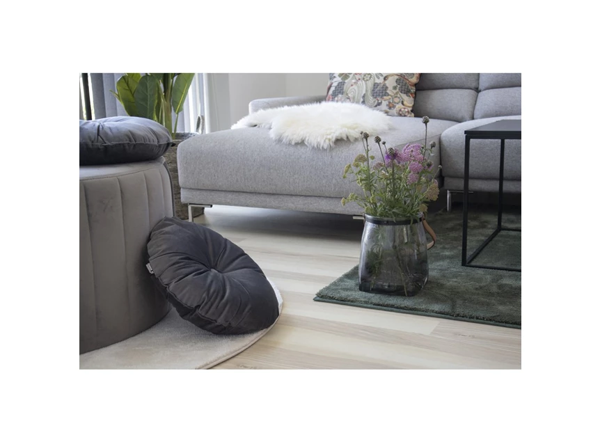 Schapenvel sfeerbeeld op zetel ivoor 50x85cm 3981001