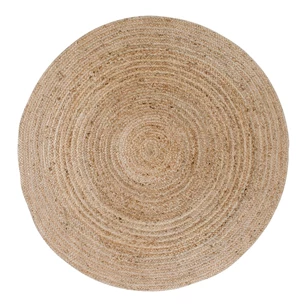 Tapijt Bombay gevlochten jute naturel Ø180cm - 3981092