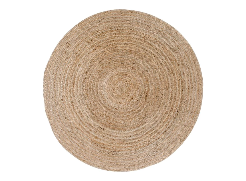 Tapijt Bombay gevlochten jute naturel Ø180cm - 3981092