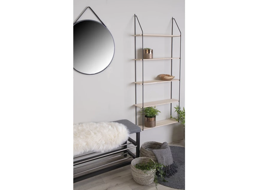 Wandrek Eindhoven 4291080 sfeerbeeld 5 planken in naturel hout