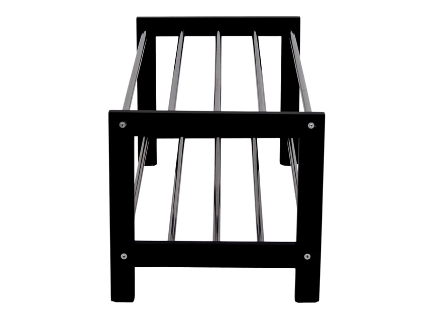 Schoenenrek Padova in metaal/zwart hout 4291095 zijaanzicht boven