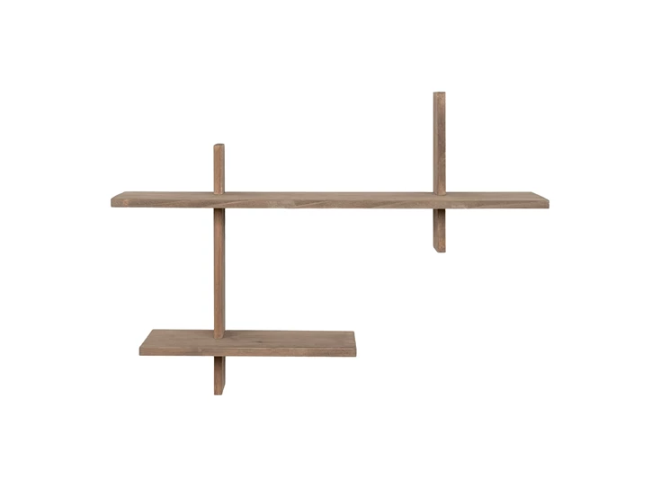 Wandplank Ovada in grenenhout 4292240 recht vooraanzicht