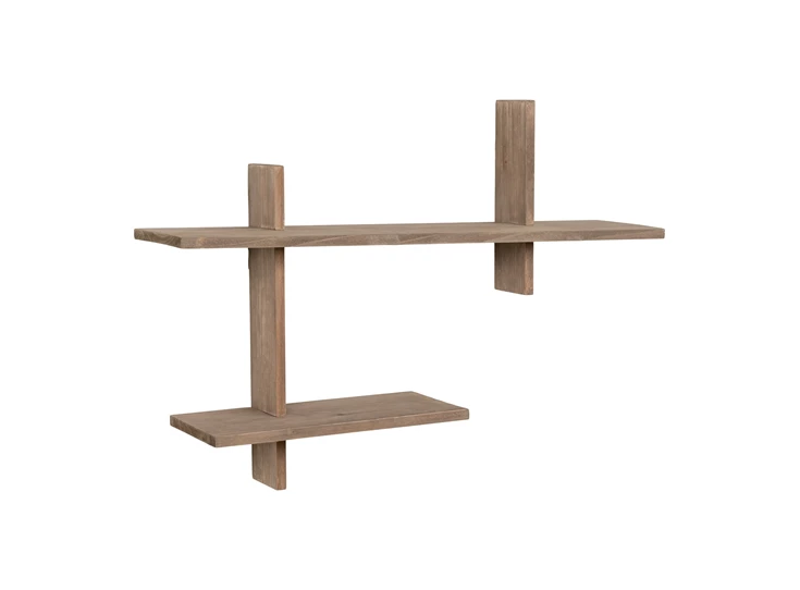 Wandplank Ovada in grenenhout 4292240 schuin vooraanzicht