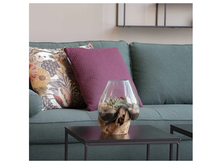 Waterdrop San Marino 4501051 vaas uniek sfeerbeeld teak natuur