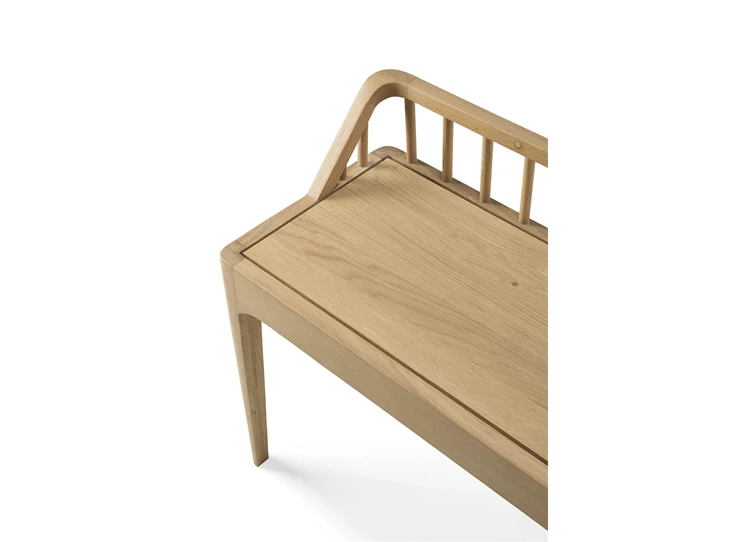 Bovenkant Oak Spindle Bench 51243 Ethnicraft modern design