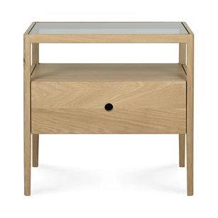 Oak Spindle Bedside Table 51235 Ethnicraft