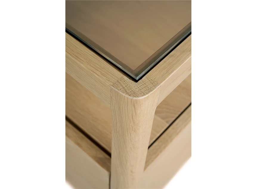 Detail Oak Spindle Bedside Table 51235 Ethnicraft