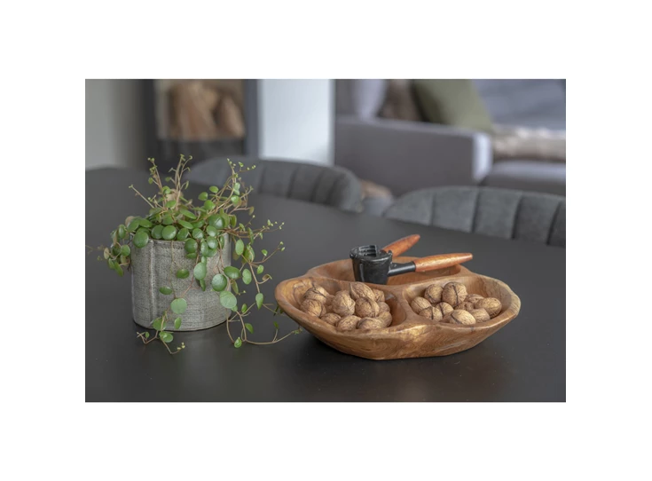 Schaal Nola teak natuur Ø30x5cm 4501100 gevuld sfeerbeeld