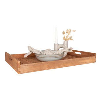 Tray Faro teak natuur 58x38cm - 4601025