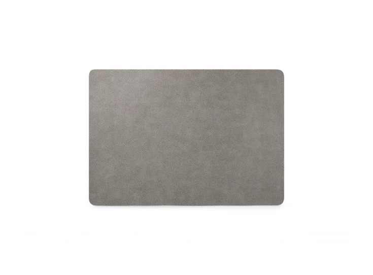 Placemat 43x30cm structuur grijs Layer