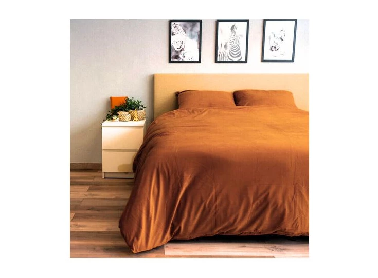Velvet dbo- caramel- 200*200- 2p- sfeerbeeld