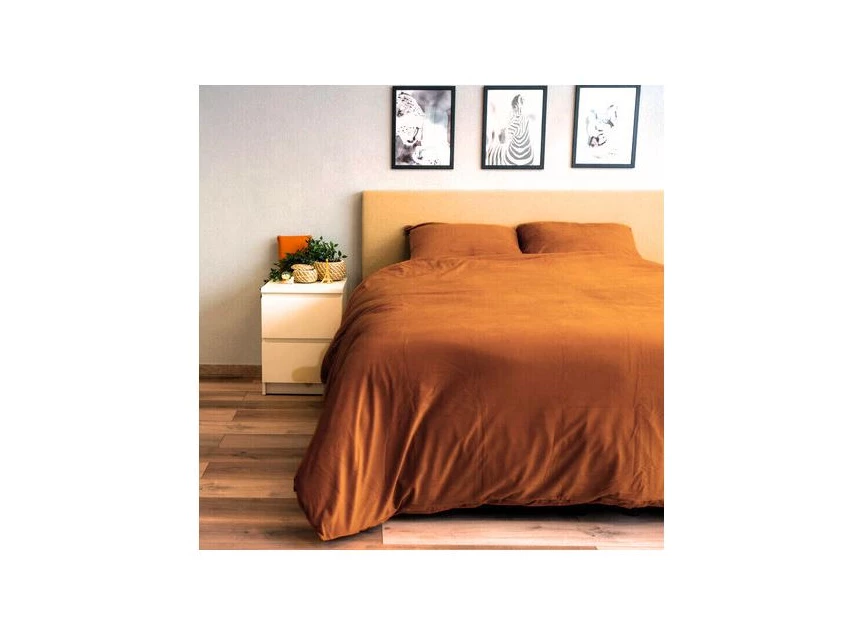 Velvet dbo- caramel- 200*200- 2p- sfeerbeeld