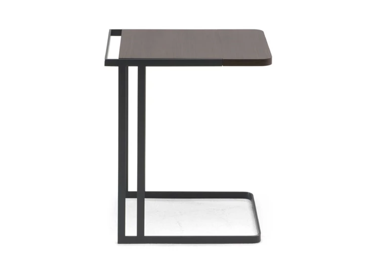 Zijkant Bijzettafel Long Beach T151M0S Smoked Oak Natuzzi Italia