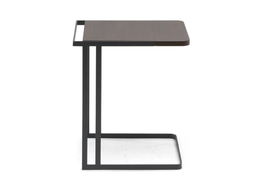 Zijkant Bijzettafel Long Beach T151M0S Smoked Oak Natuzzi Italia