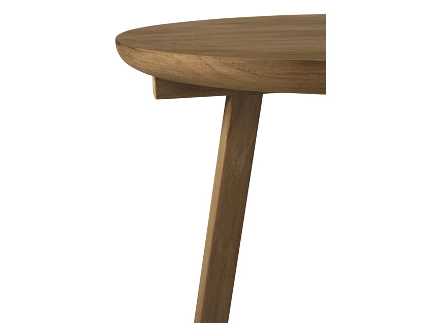 Blad Teak Tripod Side Table 14212 Ethnicraft