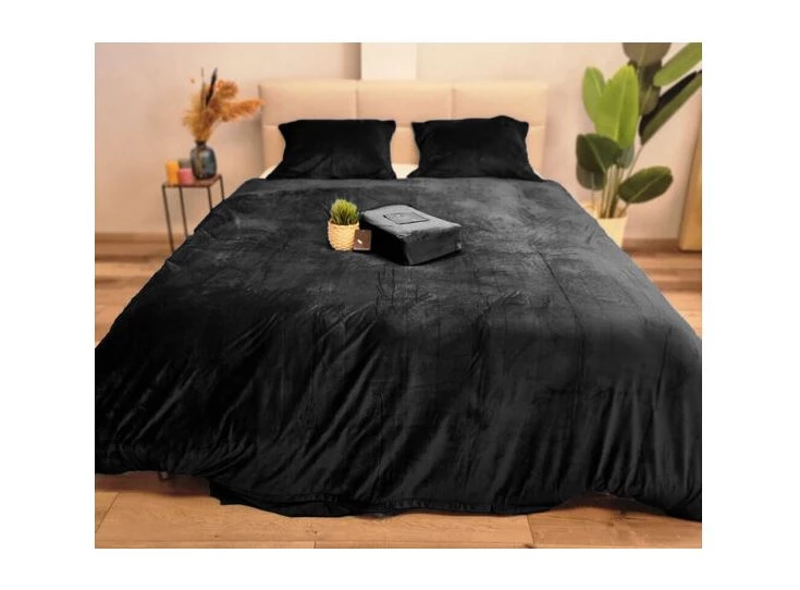Velvet dbo- zwart- 200*200- 2p