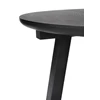 Blad Oak Tripod Black Side Table 50527 Ethnicraft