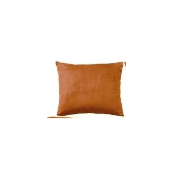 Velvet kussensloop- caramel- x2
