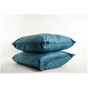 Velvet kussenslopen- petrol- x2