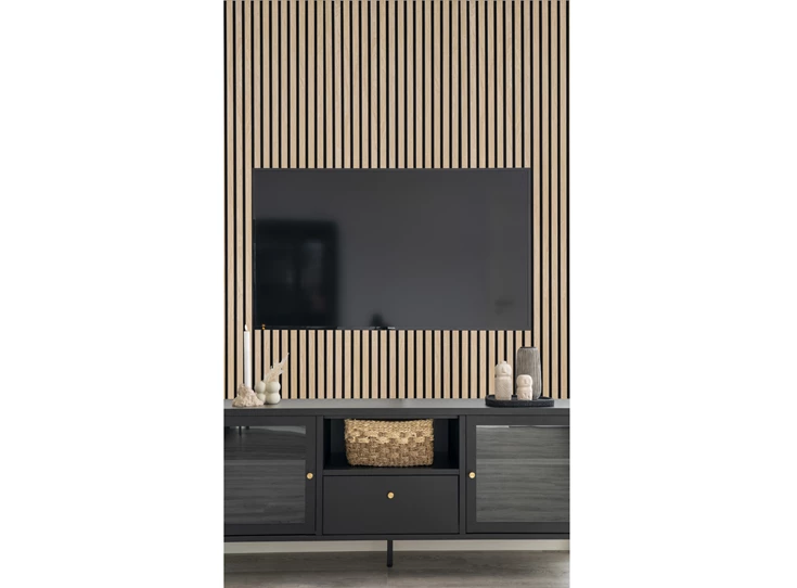 Akoestisch paneel naturel fineer 60x240cm sfeerbeeld 5550010