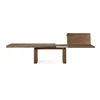 Verlengstuk open Teak Double Extendable Dining Table 12066 Ethnicraft