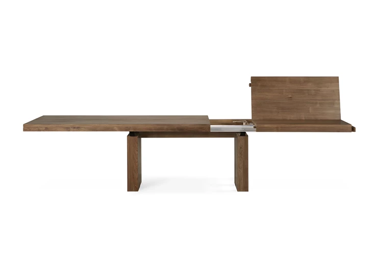 Verlengstuk open Teak Double Extendable Dining Table 12066 Ethnicraft