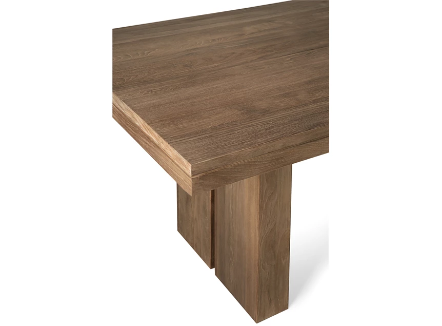 Bovenkant Teak Double Extendable Dining Table 12066 Ethnicraft