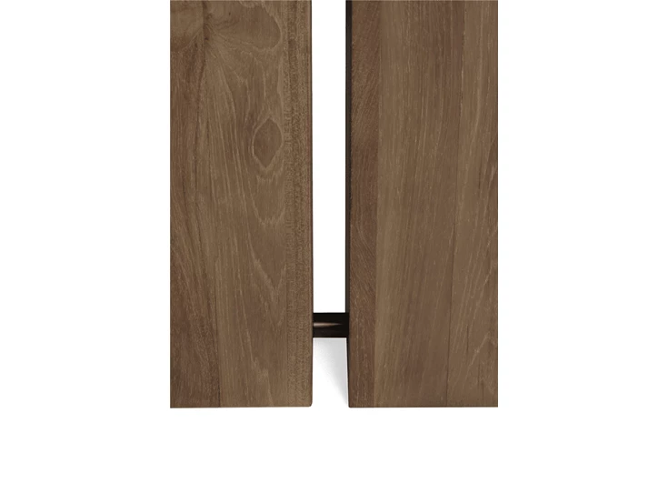 Poot Teak Double Extendable Dining Table 12066 Ethnicraft