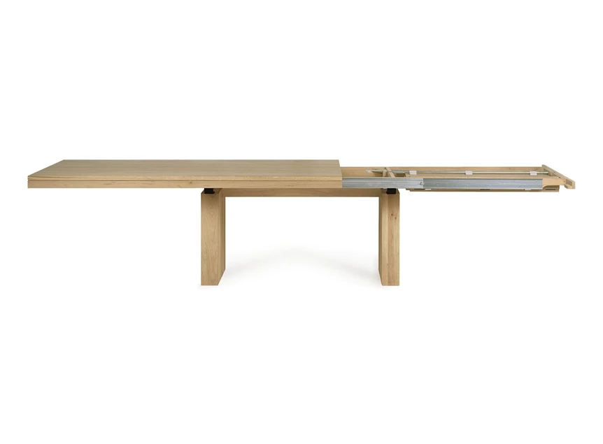 Open Oak Double Extendable Dining Table 52066 Ethnicraft