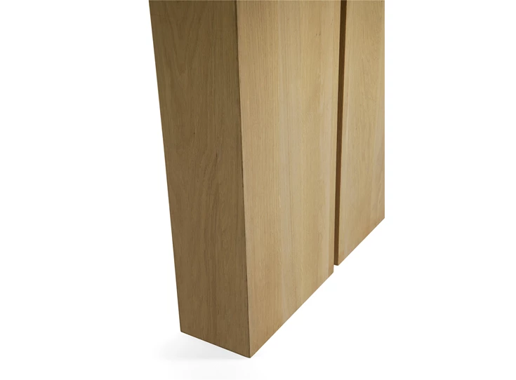 Zijkant poot Oak Double Extendable Dining Table 52066 Ethnicraft