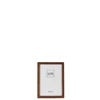 Basic fotokader- hout- donker bruin- small