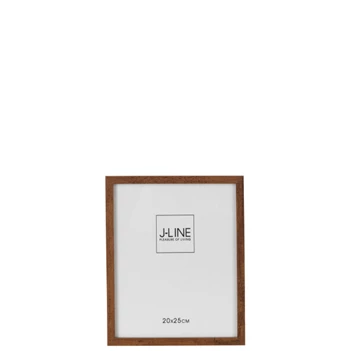Basic fotokader- hout- donker bruin- medium